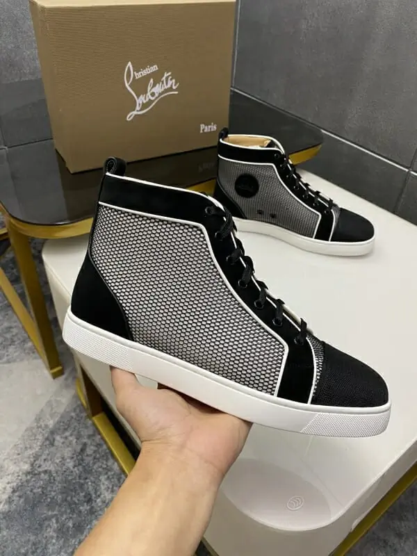 christian louboutin high top chaussures pour homme s_12431a11